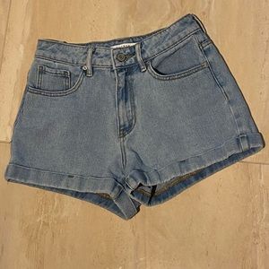 pacsun amber blue mom short